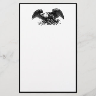 Papelería Águila de Guerra Vintage