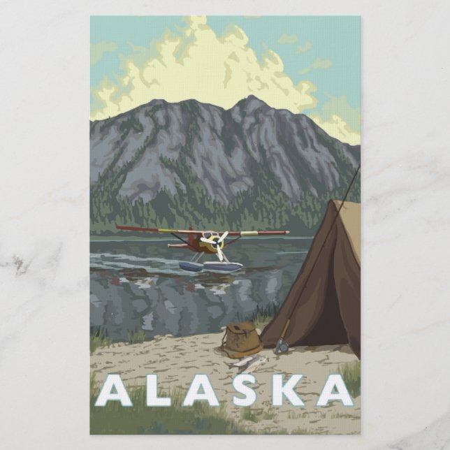 Papelería Alaska Bush Plane Souvenirs (Anverso)