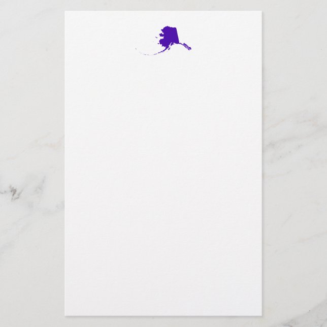 Papelería Alaska en morado (Anverso)