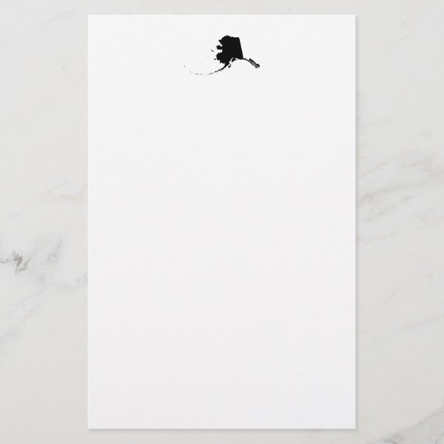 Papelería Alaska en negro (Anverso)
