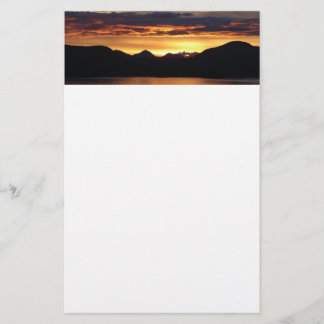 Papelería Alaskan Sunset I Beautiful Alaska Photography
