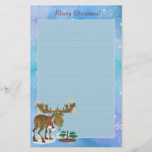 Papelería Alces del navidad inmóviles
