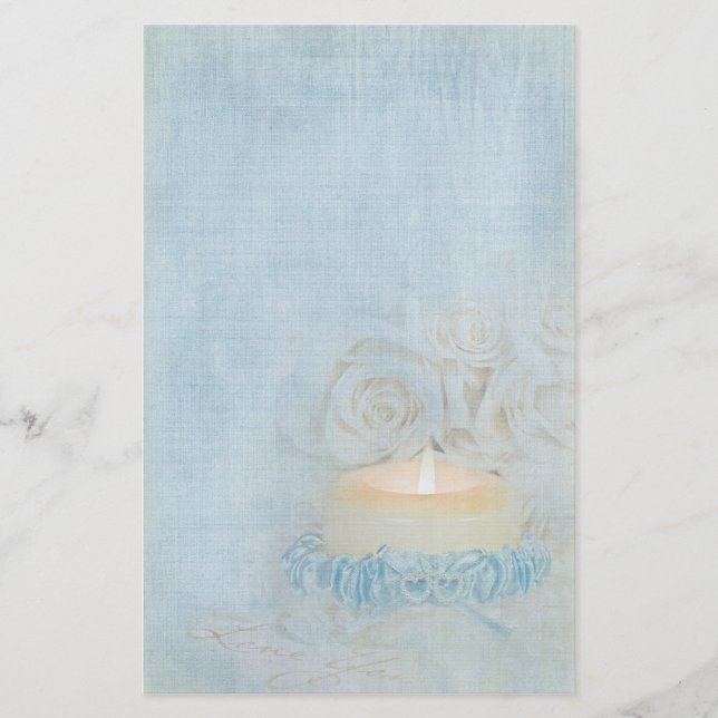 Papelería Algo azul (Anverso)