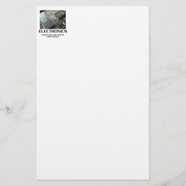 Papelería Algunos Electrónicos. (Anverso)