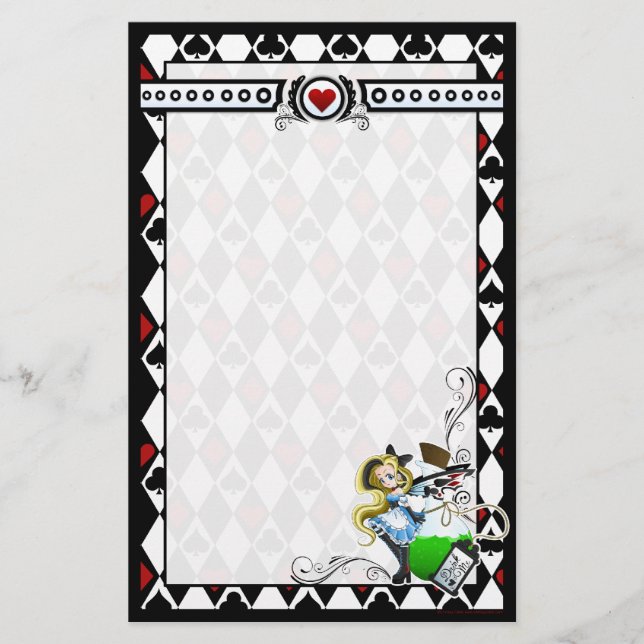 Papelería Alice Fairy- Bebérame Anime Stationara (Anverso)