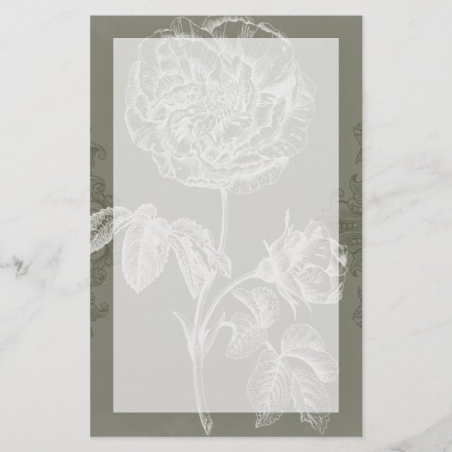 Papelería Alivio floral I (Anverso)