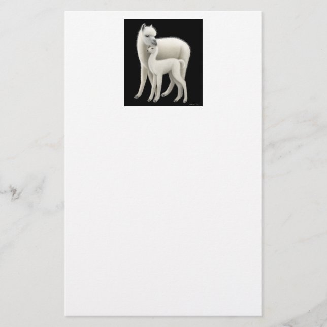 Papelería Alpaca y efectos de escritorio de Cria (Anverso)