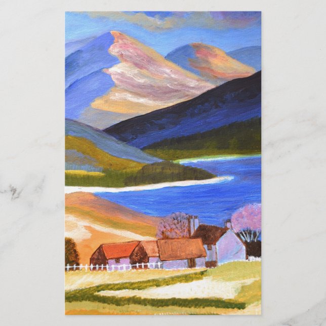 Papelería Altiplano escocés 2 (Anverso)