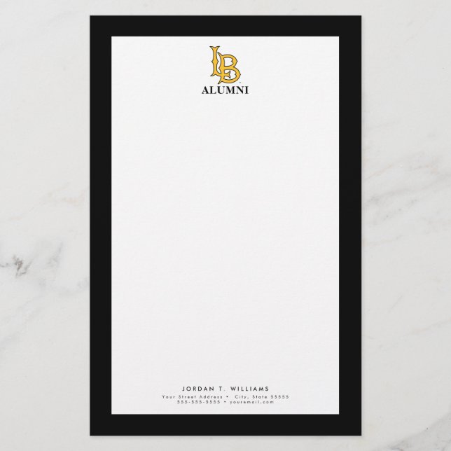 Papelería Alumnos del estado de Long Beach (Anverso)