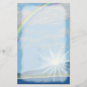 Papelería Amanecer de una nueva promesa, arco iris