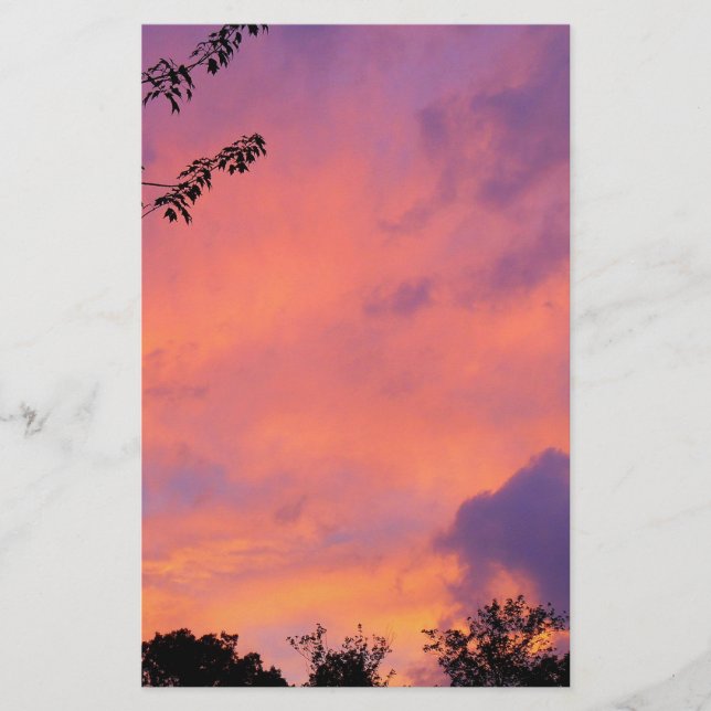 Papelería Amanecer de verano (Anverso)