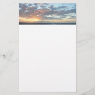 Papelería Amanecer en el mar I Pastel