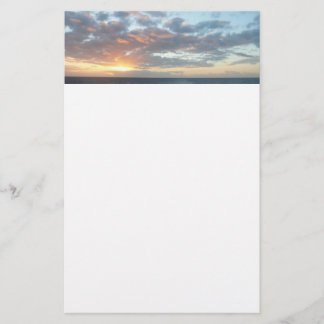 Papelería Amanecer en el mar I Pastel