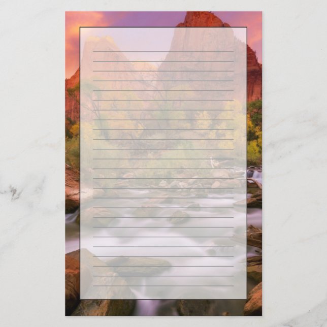 Papelería Amanecer magnífico (Anverso)