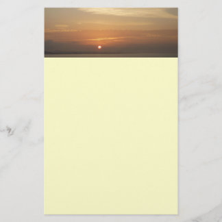 Papelería Amanecer sobre la capa marina del Caribe Aruba II