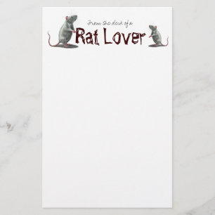 Papelería Amante de la rata inmóvil