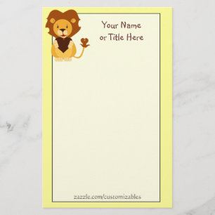 Papelería Amante Stationery de leones