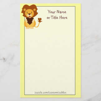 Papelería Amante Stationery de leones