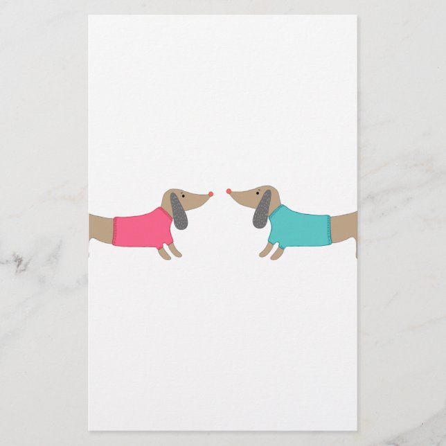Papelería Amantes lindos del perro (Anverso)