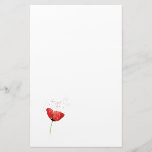 Papelería Amapola roja