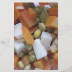 Papelería Amar las verduras mezcladas