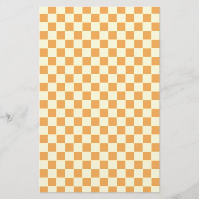 Papelería amarillo a cuadros (Anverso)