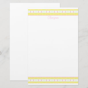 Papelería Amarillo y blanco