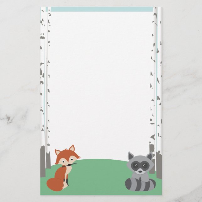 Papelería Amigos del arbolado (Anverso)