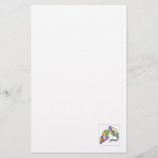 Papelería Amigos del ASL (Anverso)