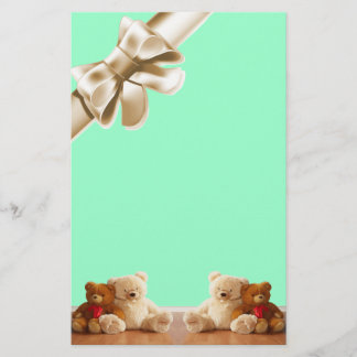 Papelería Amigos del oso de peluche fijados
