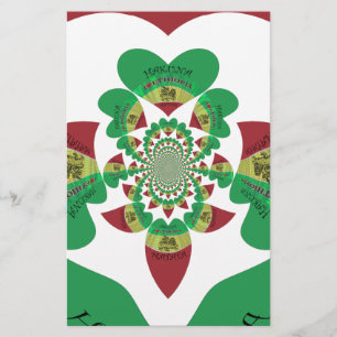 Papelería Amo el Kaleidoscope de Etiopía - arte rasta de sen