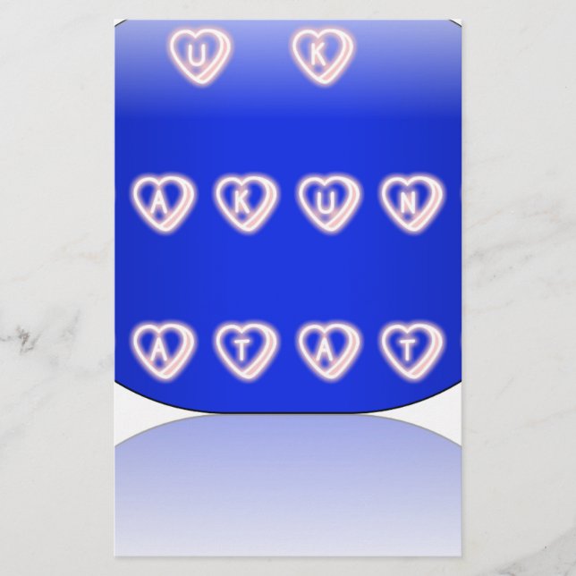 Papelería Amo El Reino Unido (Anverso)