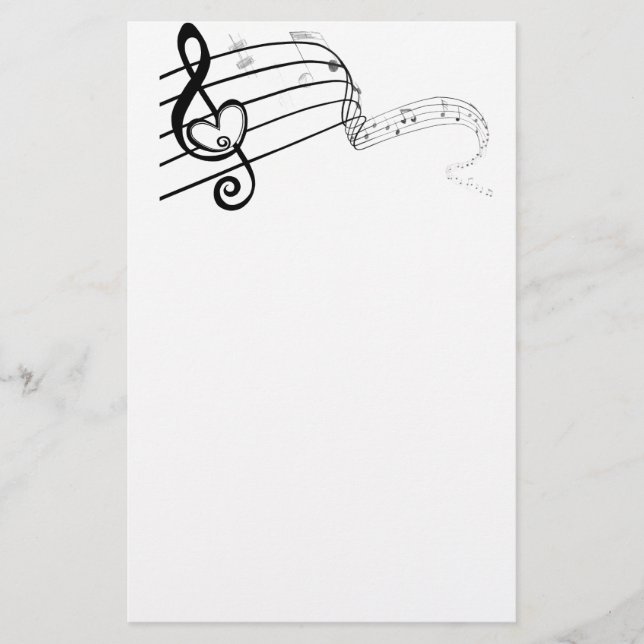 Papelería Amor de la música (Anverso)