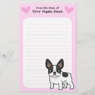 Papelería Amor del bulldog francés