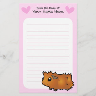 Papelería Amor del conejillo de Indias (desaliñado)