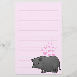 Papelería Amor por cerdos miniatura
