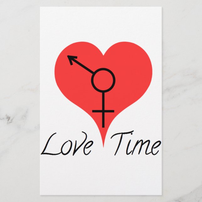 Papelería amor time (Anverso)