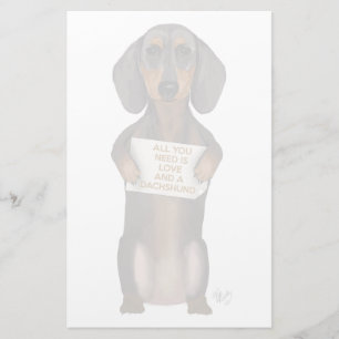 Papelería Amor y Dachshund