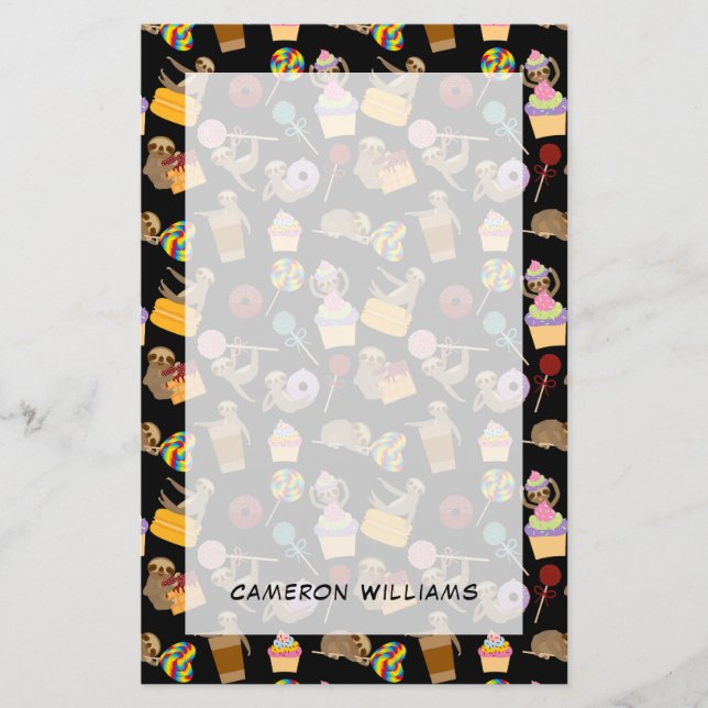 Papelería Añada su modelo dulce de las invitaciones de la (Anverso)