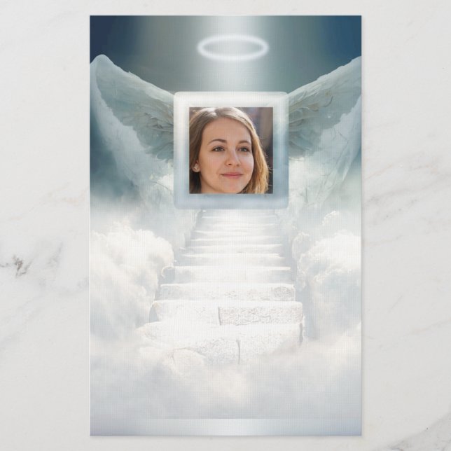 Papelería Añadir stationery de Angel de fotos (Anverso)