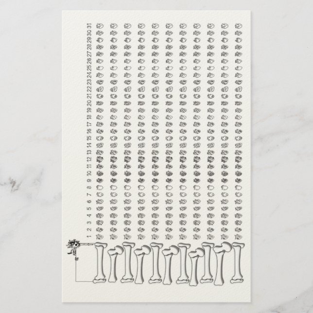 Papelería Anatomical Heart Habit Tracker – Gothic Habit Trac (Anverso)