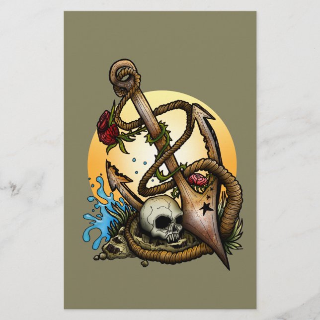 Papelería Anclado (Anverso)