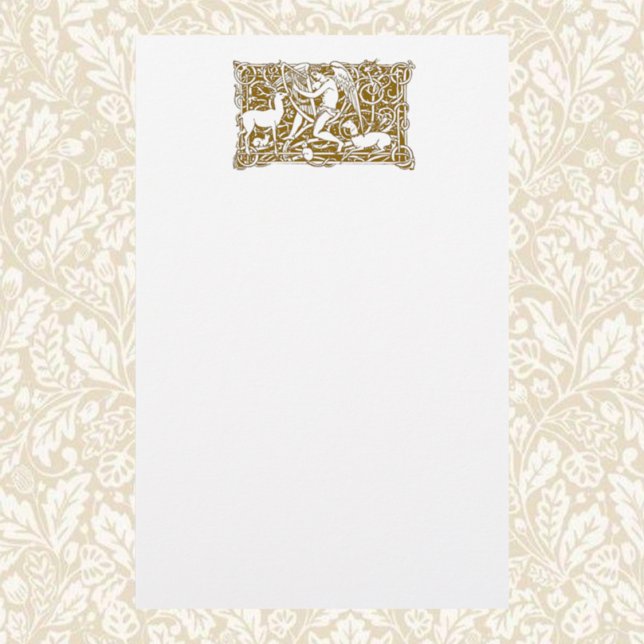 Papelería Ángel con arpa (Subido por el creador)