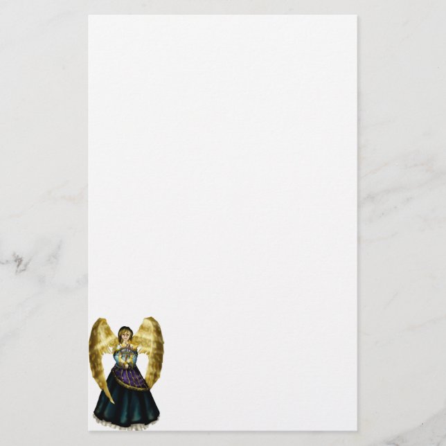 Papelería Ángel de Chanukah (Anverso)