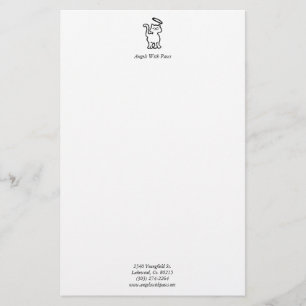 Papelería Ángeles con efectos de escritorio de las patas