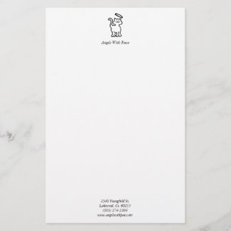 Papelería Ángeles con efectos de escritorio de las patas