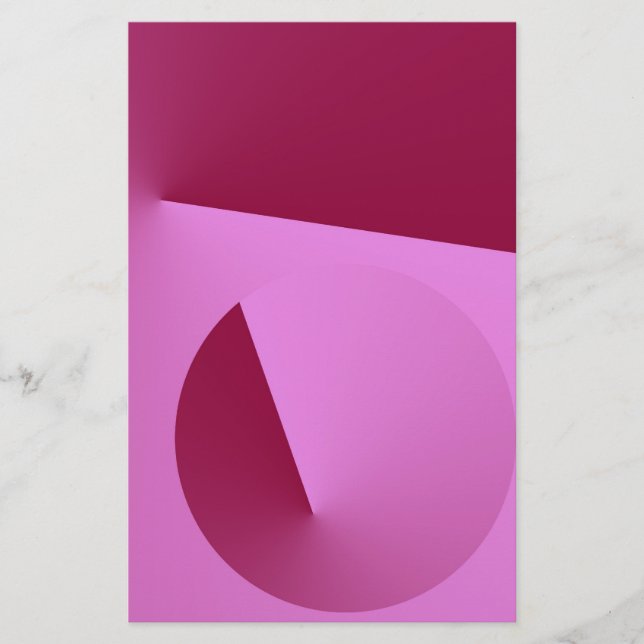 Papelería Ángulo rosa (Anverso)