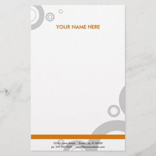 Papelería anillos naranja