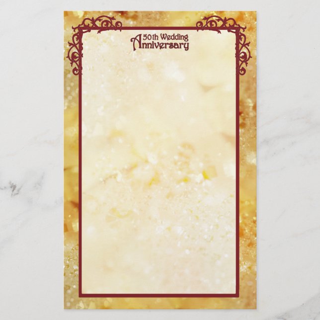 Papelería Aniversario de Oro 2 (Anverso)