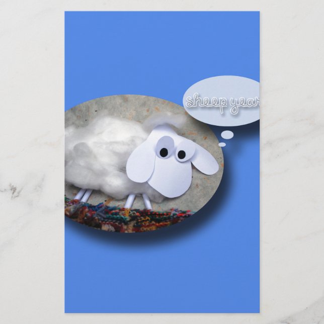 Papelería ¿Año ovino? Año Nuevo Chino 2015 (Anverso)